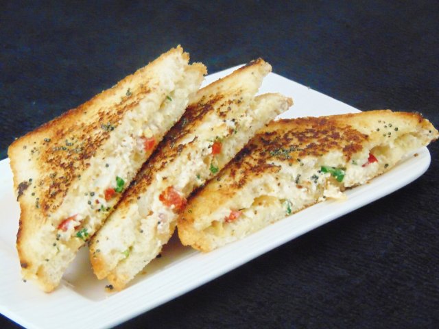 Have you tried this curd veggie sandwich - Telugu easy fast short recipes